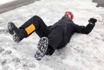 Slip and Fall at a Store in Winter