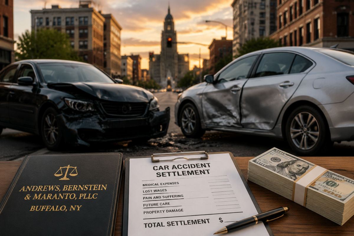 Average Car Accident Settlement Amounts With Injury in New York