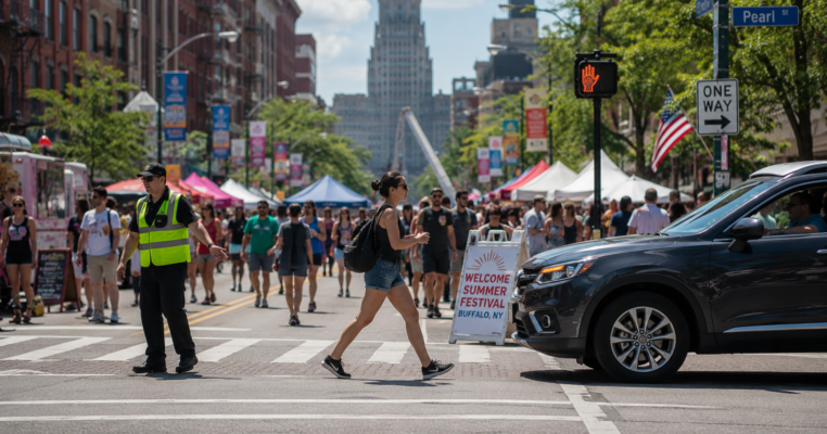 Pedestrian Injuries During Buffalo Summer Festivals: Who Can Be Held Liable for Unsafe Crowds or Traffic?
