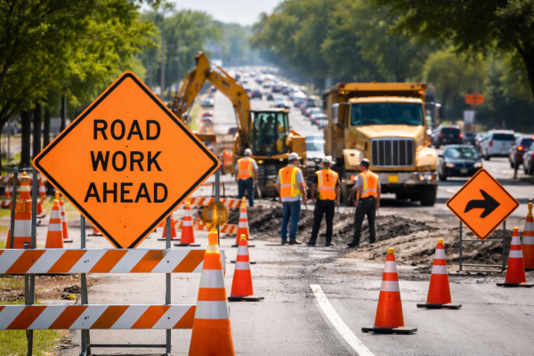 August Work Zone Crash Risks in Buffalo