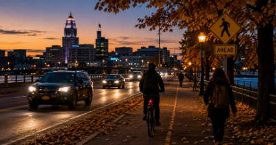 Earlier Fall Sunsets in Buffalo: Why Pedestrian and Bicycle Accident Risks Rise