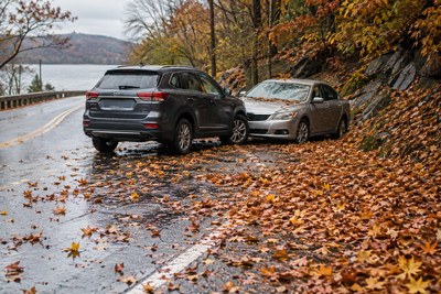 Who Is at Fault in a Crash Caused by Fallen Leaves?