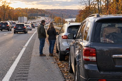 Cars involved in a Buffalo crash